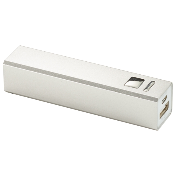 Rugged and stylish anodized aluminum power bank.... from ASI 52840 Evans Manufacturing
