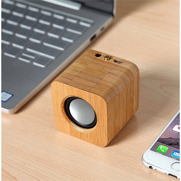 Portable Bluetooth™ speaker made of bamboo.... from ASI 72657 Active Life Promo / Apres Ski Ingrain Promo