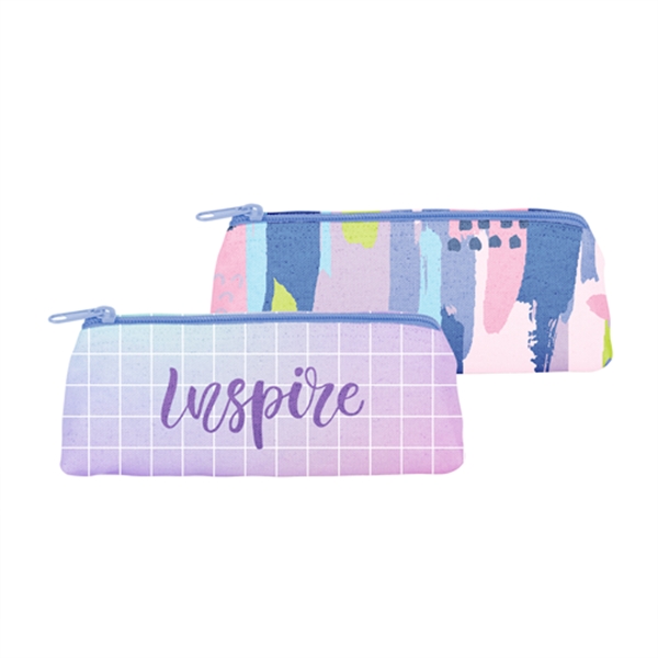 Medium-size, long 4CP Poly pouch with zippered closure for holding pencils.... from ASI 74710 Numo