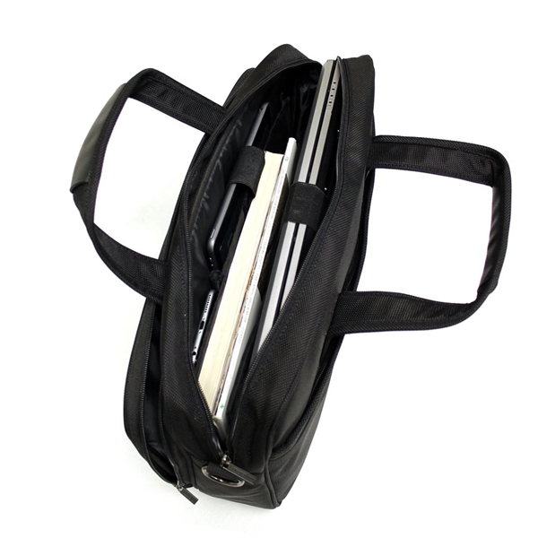 Main compartment there is a padded sleeve that fits a 17... from ASI 79384 Preferred Nation Inc