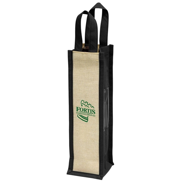 This eco conscious wine tote is the perfect gift bag to... from ASI 79384 Preferred Nation Inc