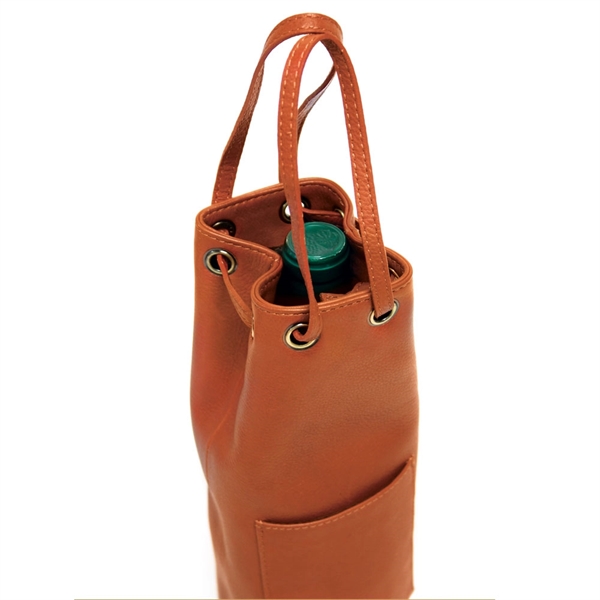 Make a great impression with this leather wine bag. Made of... from ASI 79384 Preferred Nation Inc