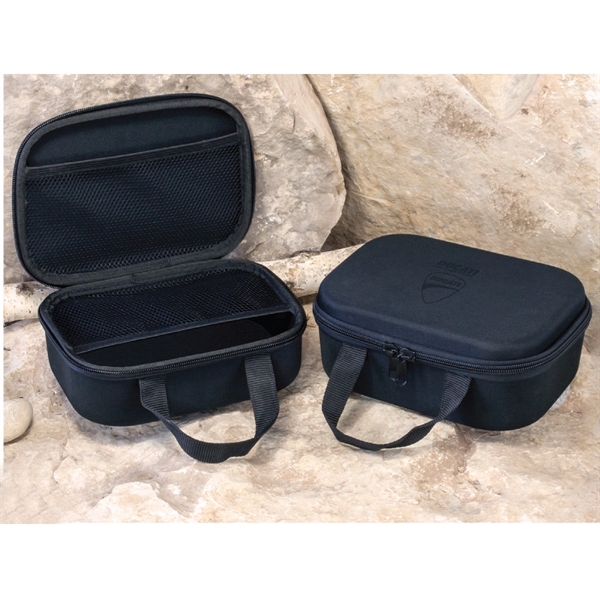 Rectangle shaped portable hard sided EVA storage case with mesh inner... from ASI 99030 Zipline / Zipline®