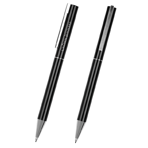 Iris Brass Spring-Loaded Clip Mechanical Pencil... from ASI 46755 Cosmo Promos