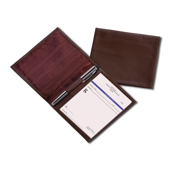 Prescription Pad Holder. Custom pads and pens can be supplied at... from ASI 97490 ZZ REMOVED - Winston Manufacturing / Wizzer/Winston Leather