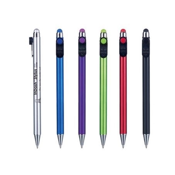 InDash pen with a metallic barrel featuring a satin finish and... from ASI 82498 RiteLine LLC
