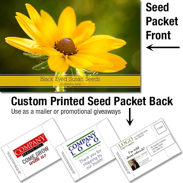Mailable Seed Packet - Custom Printed Back... from ASI 46719 Corner Lot Marketing Inc / CLMPromotions