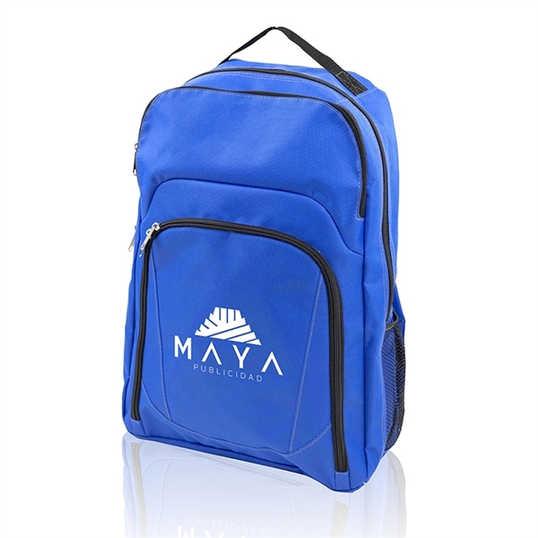 600 Denier Backpack with double zipper pull on main compartment. 2... from ASI 30112 ACE Products