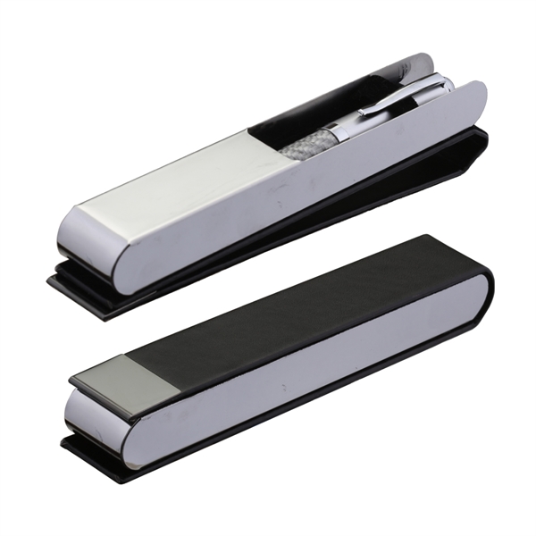 Leatherette And Metal Single Pen Box.... from ASI 46755 Cosmo Promos