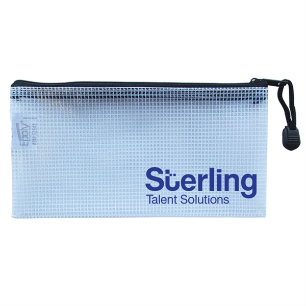 4" x 8" Polyweave® small zippered document bag.... from ASI 52541 Epoly Corp