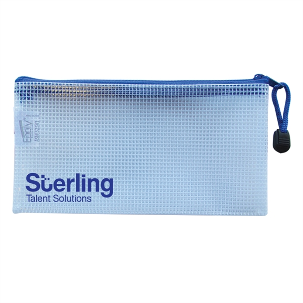 4" x 8" Polyweave® small zippered document bag.... from ASI 52541 Epoly Corp