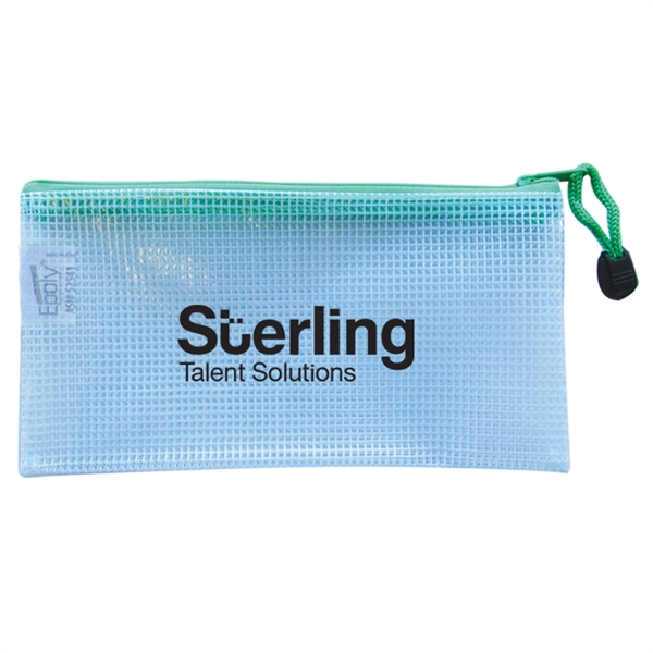 4" x 8" Polyweave® small zippered document bag.... from ASI 52541 Epoly Corp