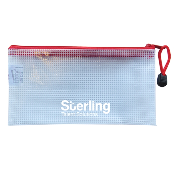 4" x 8" Polyweave® small zippered document bag.... from ASI 52541 Epoly Corp
