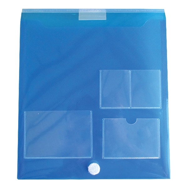 Top open registration case with badge and business card holders and... from ASI 52541 Epoly Corp