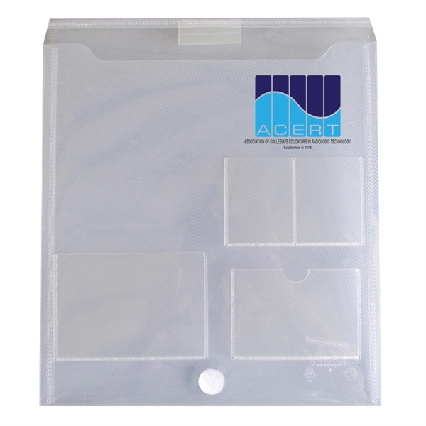 Top open registration case with badge and business card holders and... from ASI 52541 Epoly Corp