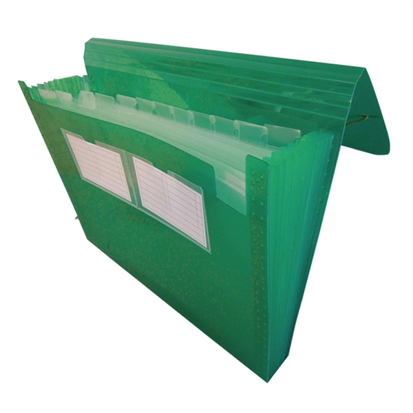 13" x 9 1/2" x 1 1/2" expandable polypropylene file with... from ASI 52541 Epoly Corp
