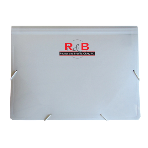 13" x 9 1/2" x 1 1/2" expandable polypropylene file with... from ASI 52541 Epoly Corp