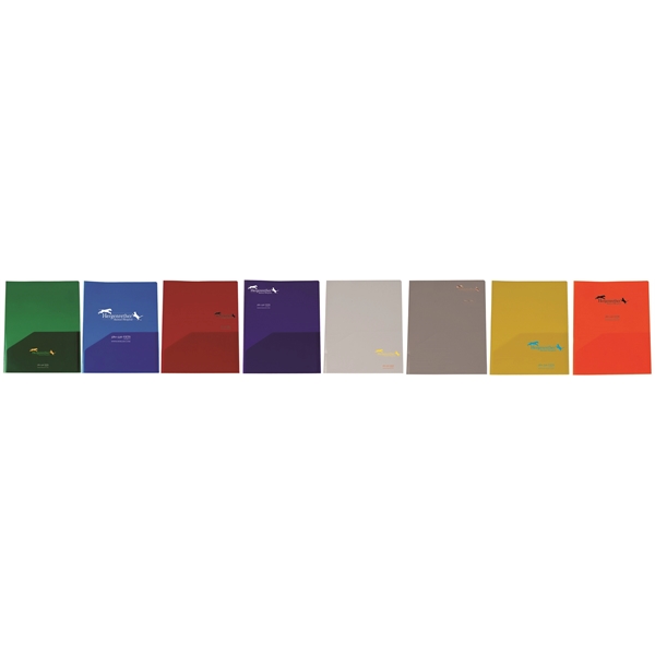 9 3/8" x 11 5/8" polypropylene presentation folder with two pockets... from ASI 52541 Epoly Corp