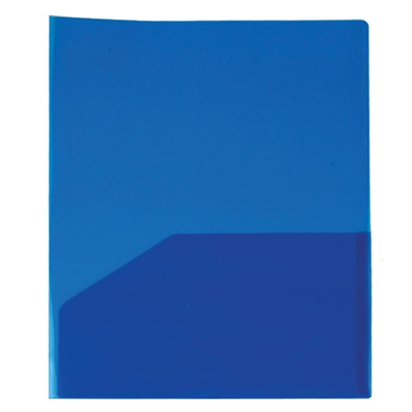 9 3/8" x 11 5/8" polypropylene presentation folder with two pockets... from ASI 52541 Epoly Corp