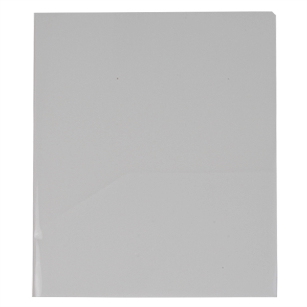 9 3/8" x 11 5/8" polypropylene presentation folder with two pockets... from ASI 52541 Epoly Corp