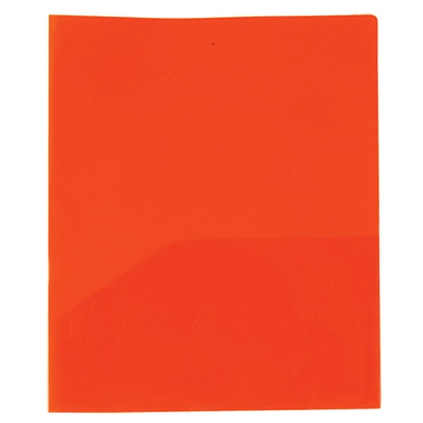 9 3/8" x 11 5/8" polypropylene presentation folder with two pockets... from ASI 52541 Epoly Corp