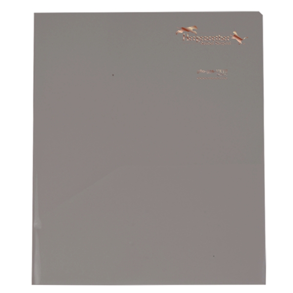 9 3/8" x 11 5/8" polypropylene presentation folder with two pockets... from ASI 52541 Epoly Corp