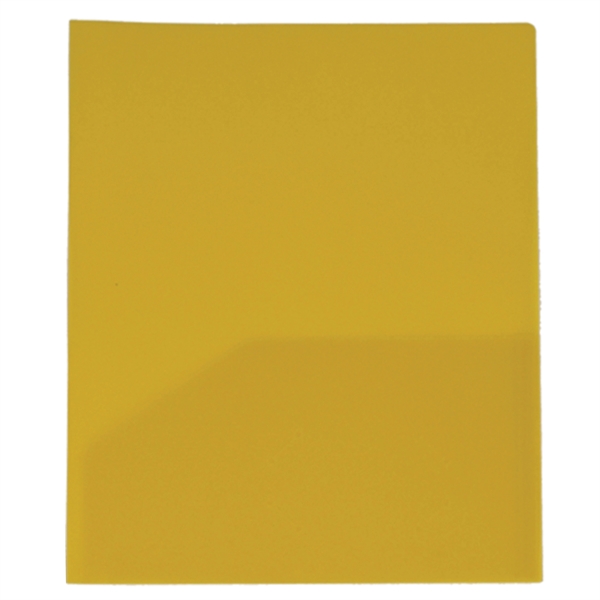 9 3/8" x 11 5/8" polypropylene presentation folder with two pockets... from ASI 52541 Epoly Corp