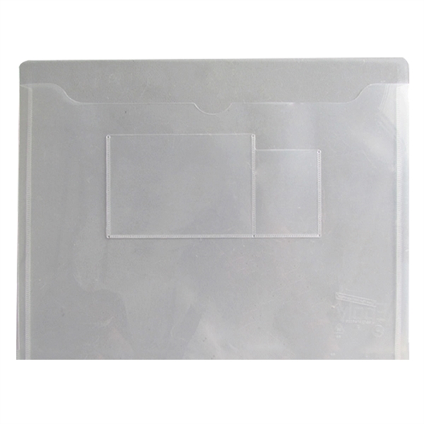 12 1/2" x 9 1/2" vinyl event folder with dual card... from ASI 52541 Epoly Corp