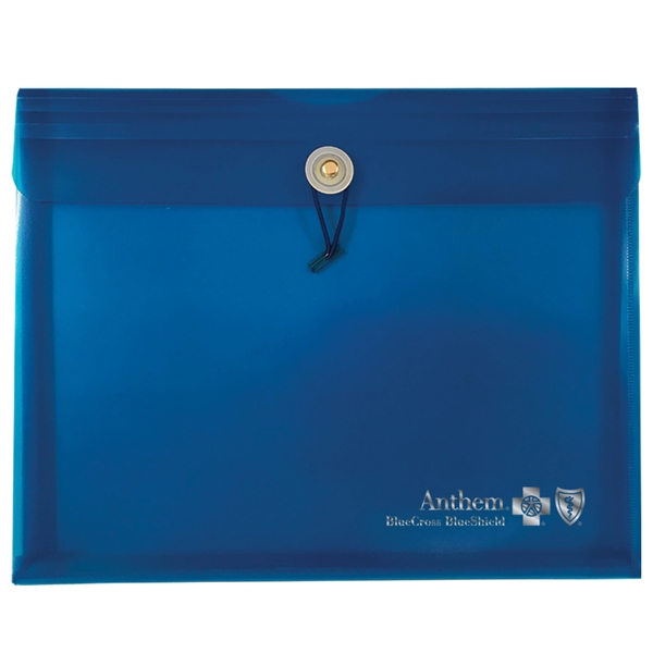 12" x 9 1/2" x 1" translucent envelope with string-tie closure... from ASI 52541 Epoly Corp