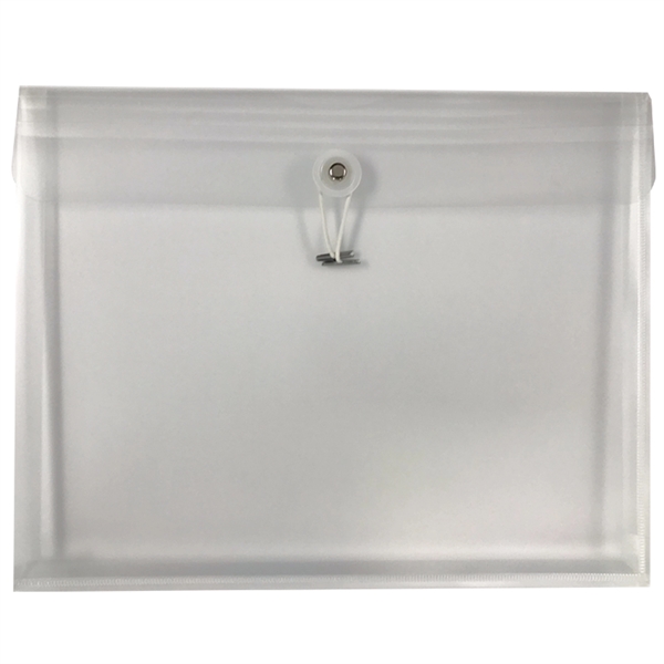 12" x 9 1/2" x 1" translucent envelope with string-tie closure... from ASI 52541 Epoly Corp