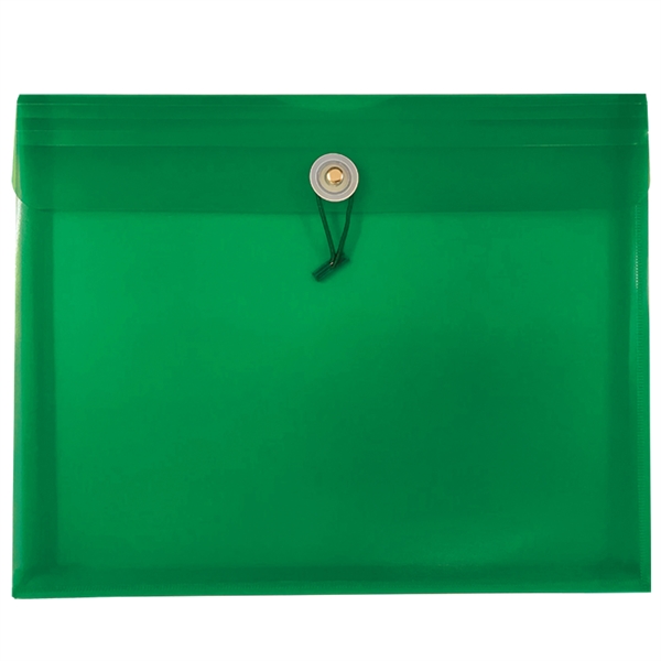 12" x 9 1/2" x 1" translucent envelope with string-tie closure... from ASI 52541 Epoly Corp