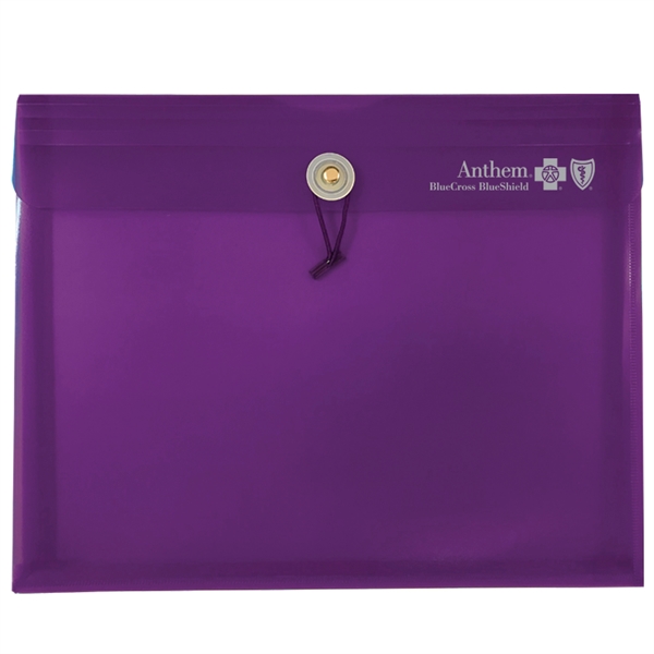 12" x 9 1/2" x 1" translucent envelope with string-tie closure... from ASI 52541 Epoly Corp