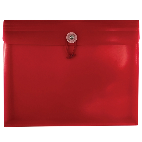 12" x 9 1/2" x 1" translucent envelope with string-tie closure... from ASI 52541 Epoly Corp