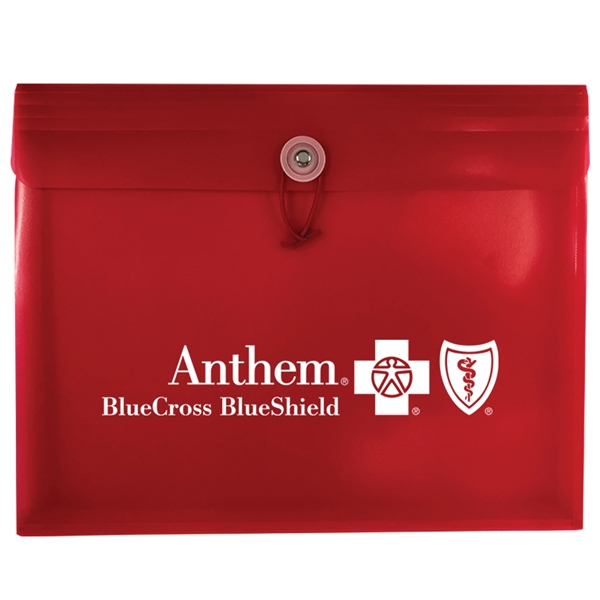 12" x 9 1/2" x 1" translucent envelope with string-tie closure... from ASI 52541 Epoly Corp