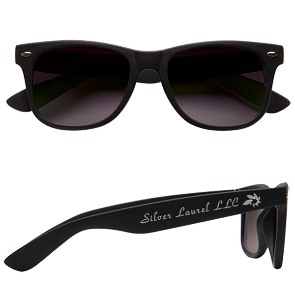 Soft finish plastic sunglasses with customization.... from ASI 62190 Illini