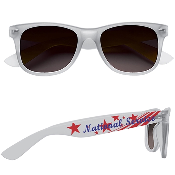 Soft finish plastic sunglasses with customization.... from ASI 62190 Illini