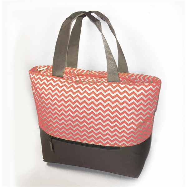 Beach tote bag with front pocket, 22'' x 17" x ... from ASI 34046 Allcasion Travelware Co