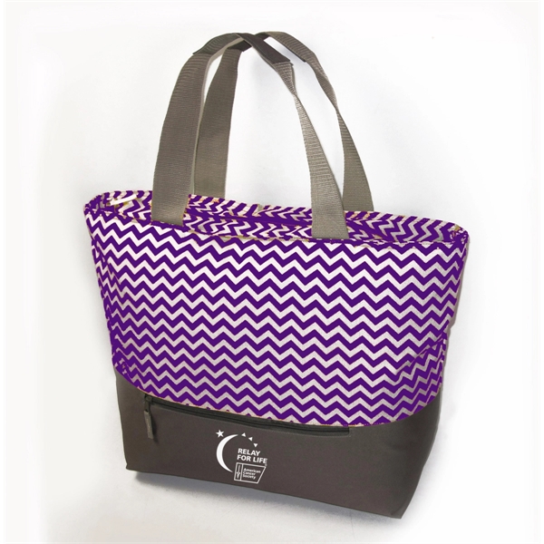 Beach tote bag with front pocket, 22'' x 17" x ... from ASI 34046 Allcasion Travelware Co