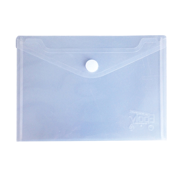 Invitation envelope with soft ribbing, a touch closure, and several translucent... from ASI 52541 Epoly Corp