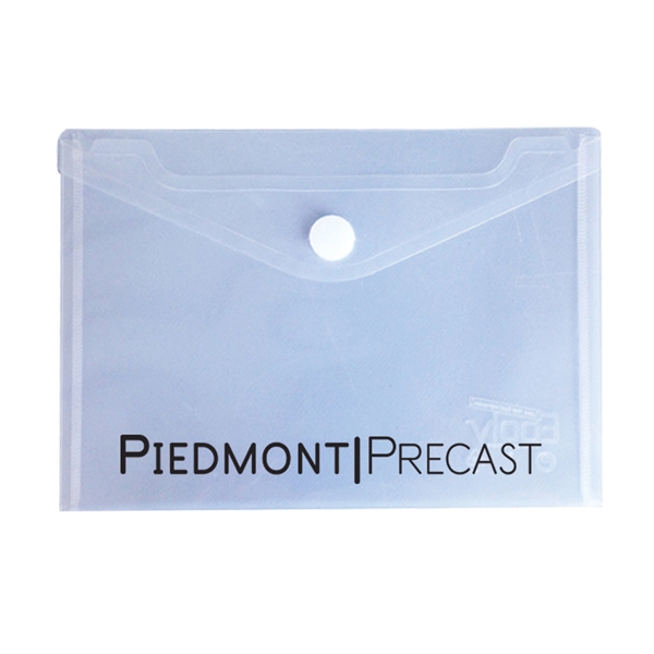 Invitation envelope with soft ribbing, a touch closure, and several translucent... from ASI 52541 Epoly Corp