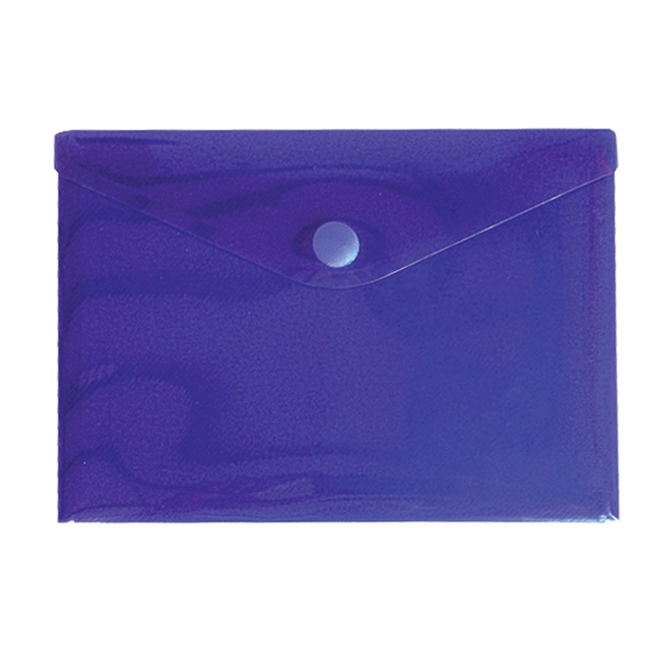 Invitation envelope with soft ribbing, a touch closure, and several translucent... from ASI 52541 Epoly Corp