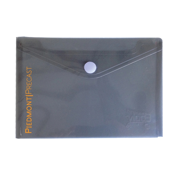 Invitation envelope with soft ribbing, a touch closure, and several translucent... from ASI 52541 Epoly Corp
