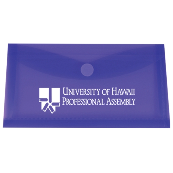 10" x 5 1/4" x 1 1/4" translucent polypropylene #10 envelope... from ASI 52541 Epoly Corp