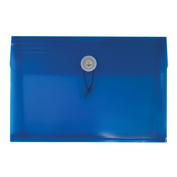9 1/4" x 6 1/4" x 1" translucent envelope with string-tie... from ASI 52541 Epoly Corp