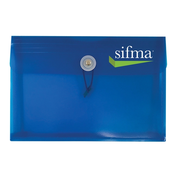 9 1/4" x 6 1/4" x 1" translucent envelope with string-tie... from ASI 52541 Epoly Corp