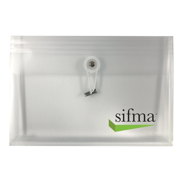 9 1/4" x 6 1/4" x 1" translucent envelope with string-tie... from ASI 52541 Epoly Corp