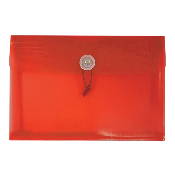 9 1/4" x 6 1/4" x 1" translucent envelope with string-tie... from ASI 52541 Epoly Corp