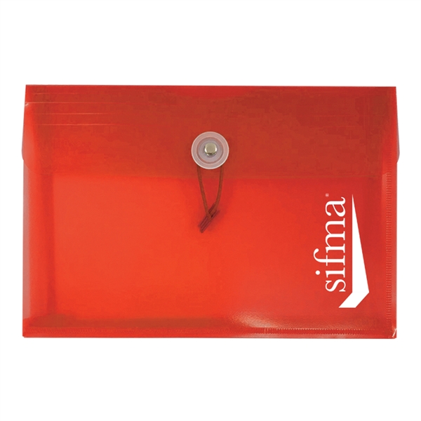 9 1/4" x 6 1/4" x 1" translucent envelope with string-tie... from ASI 52541 Epoly Corp