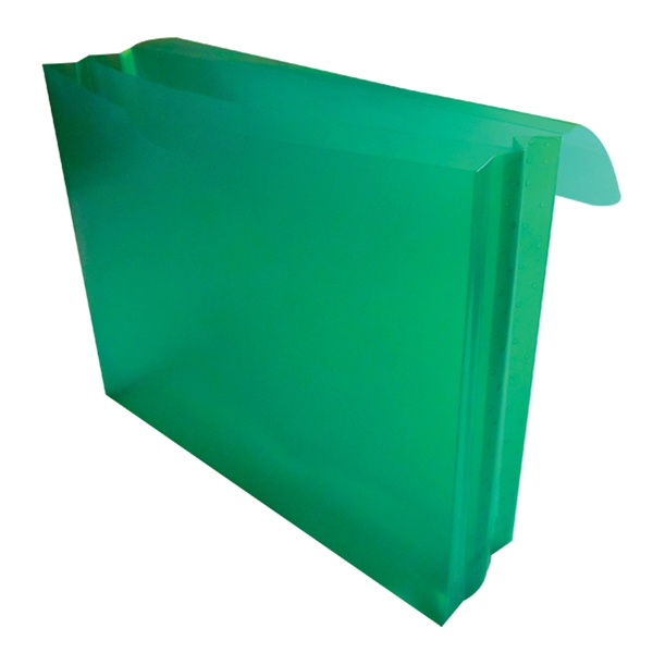 Translucent side-open envelope with a 3" gusset, two 1.5" pockets which... from ASI 52541 Epoly Corp