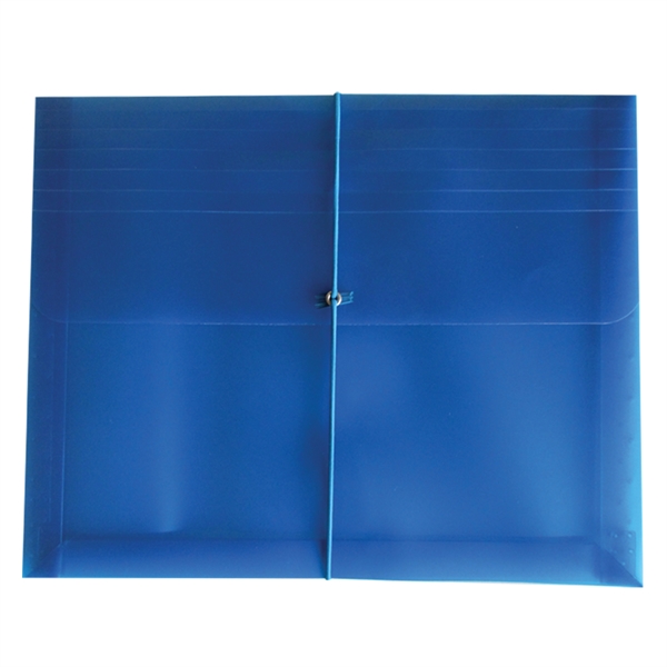 Translucent side-open envelope with a 3" gusset, two 1.5" pockets which... from ASI 52541 Epoly Corp